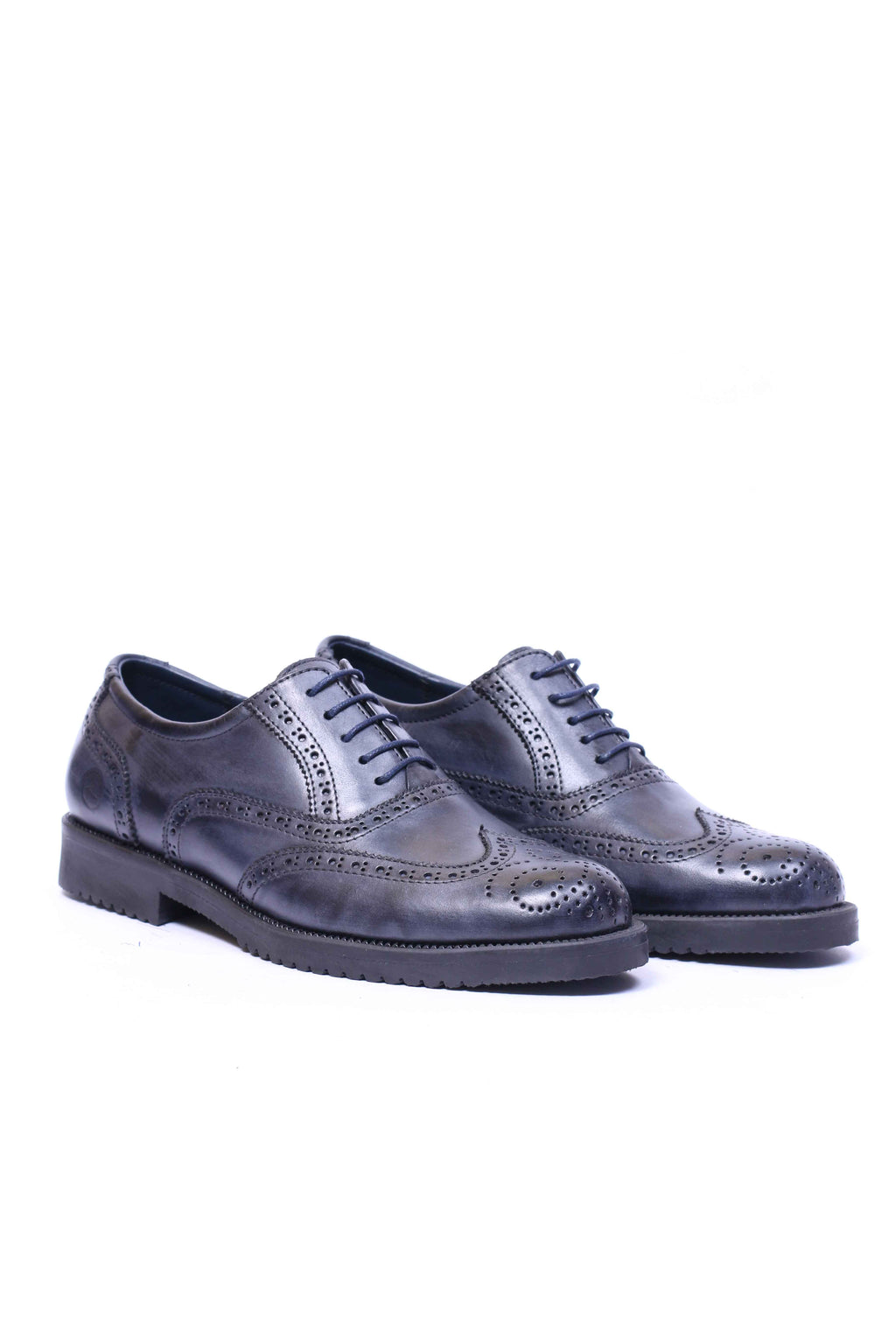 Chaussure en Cuir 5083-Bleu nuit