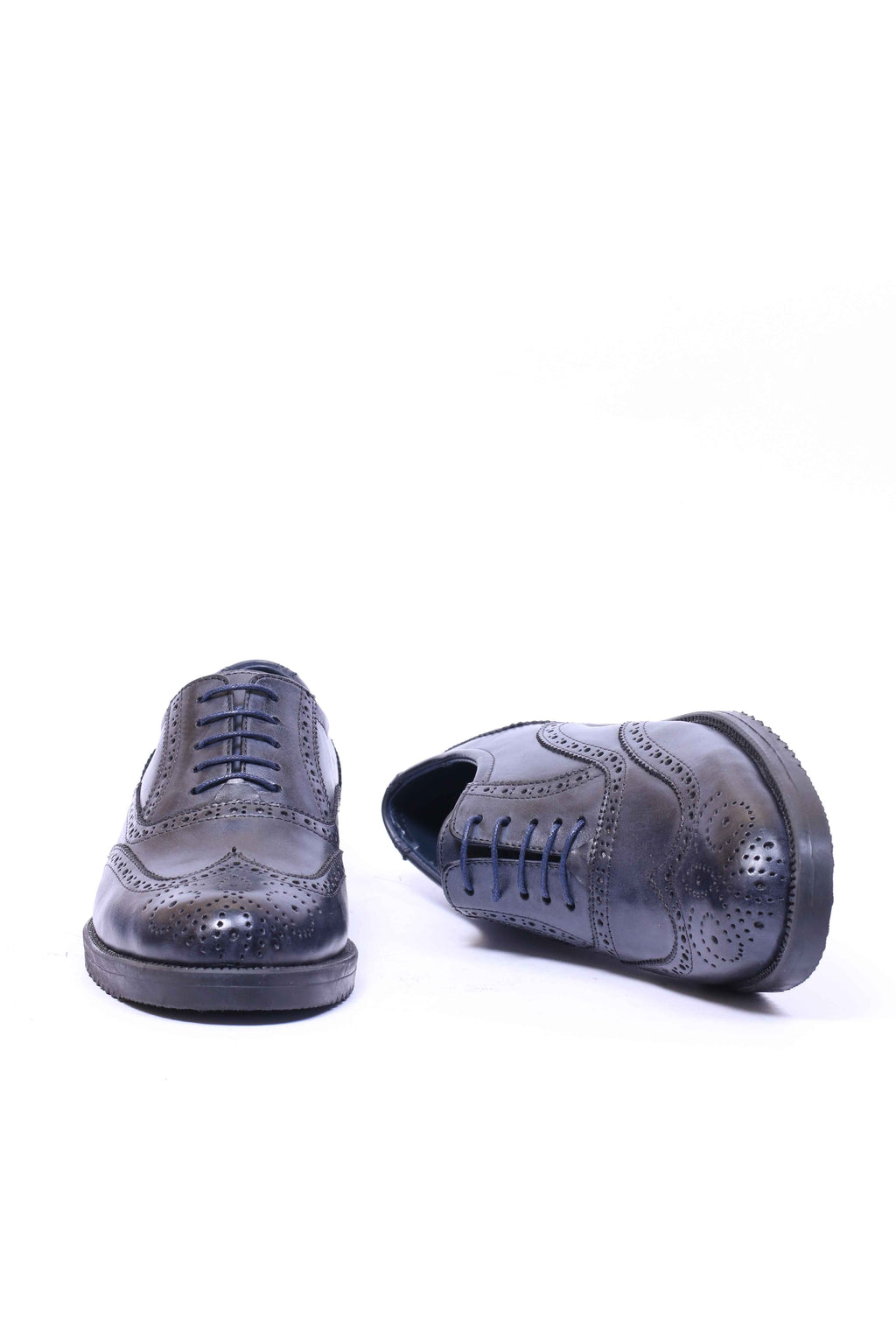 Chaussure en Cuir 5083-Bleu nuit