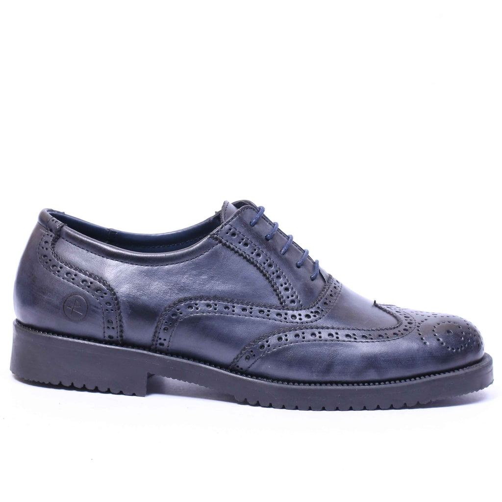 Chaussure en Cuir 5083-Bleu nuit