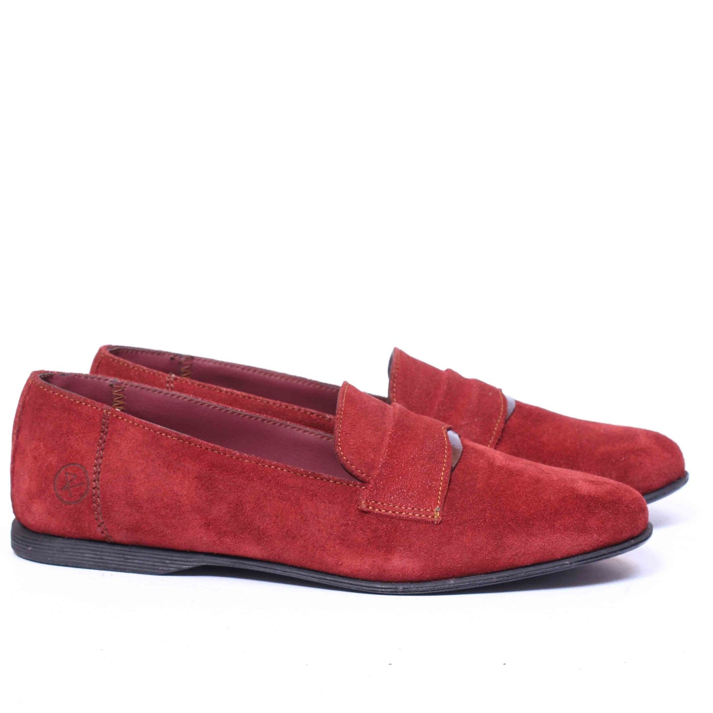 Ballerines en Daim Grenat - 122
