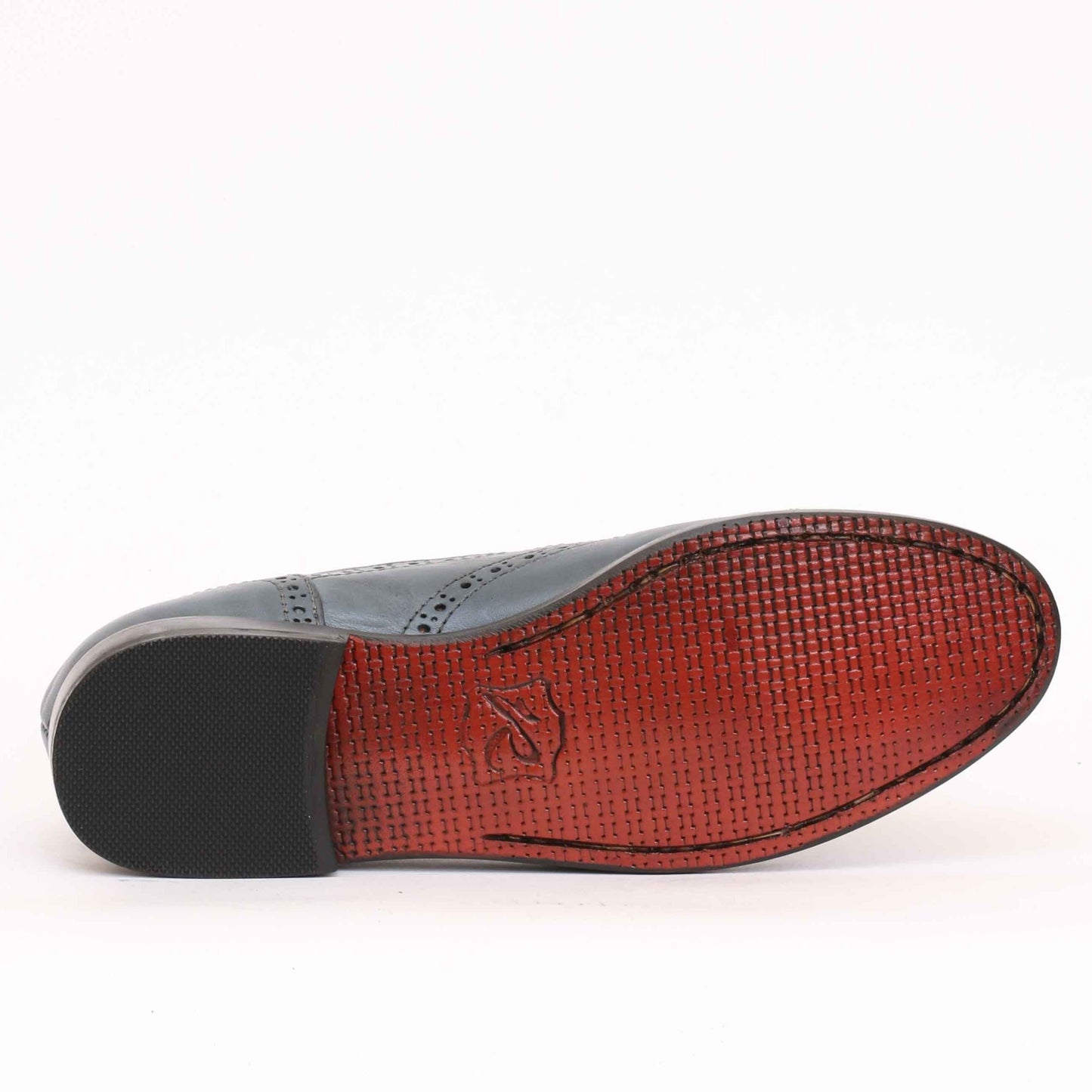Chaussures en Cuir Bleu - 100