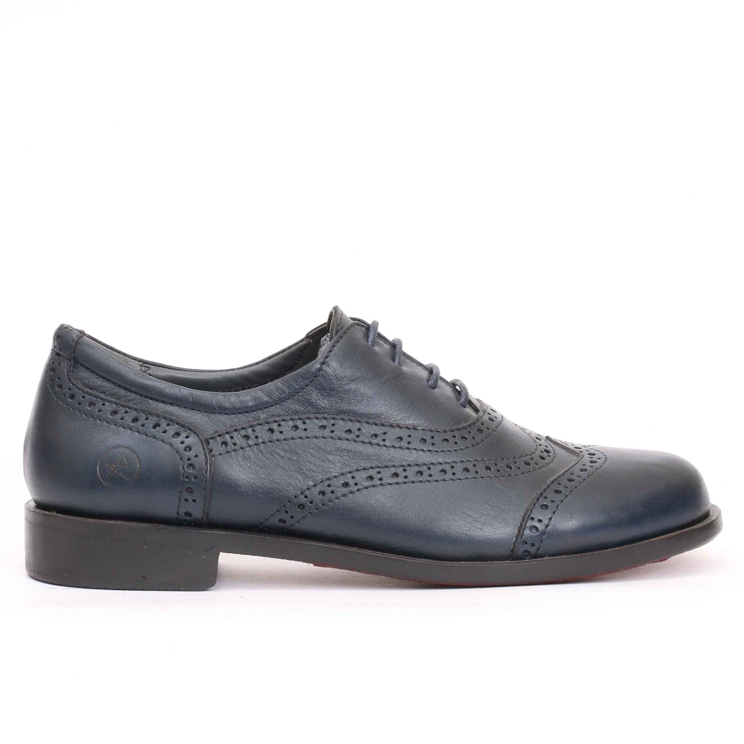 Chaussures en Cuir Bleu marine-100