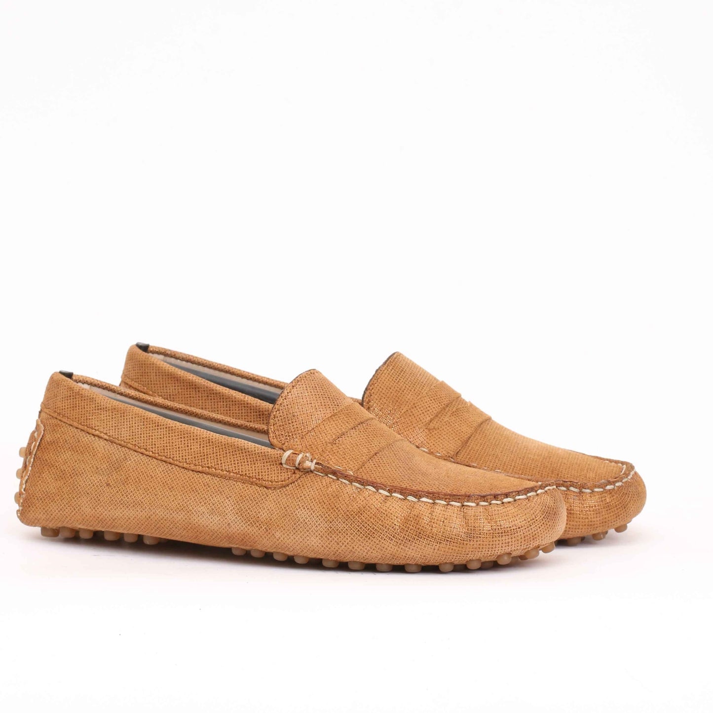 Smile Mocassin en Cuir Bronze