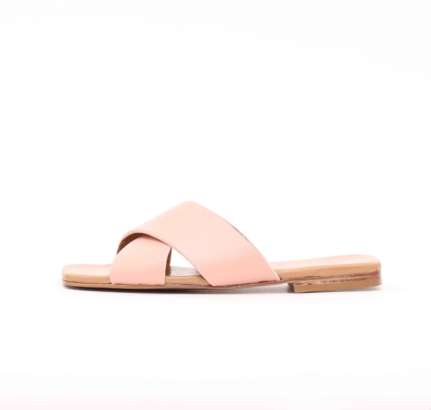 Sandales en Cuir Rose 018