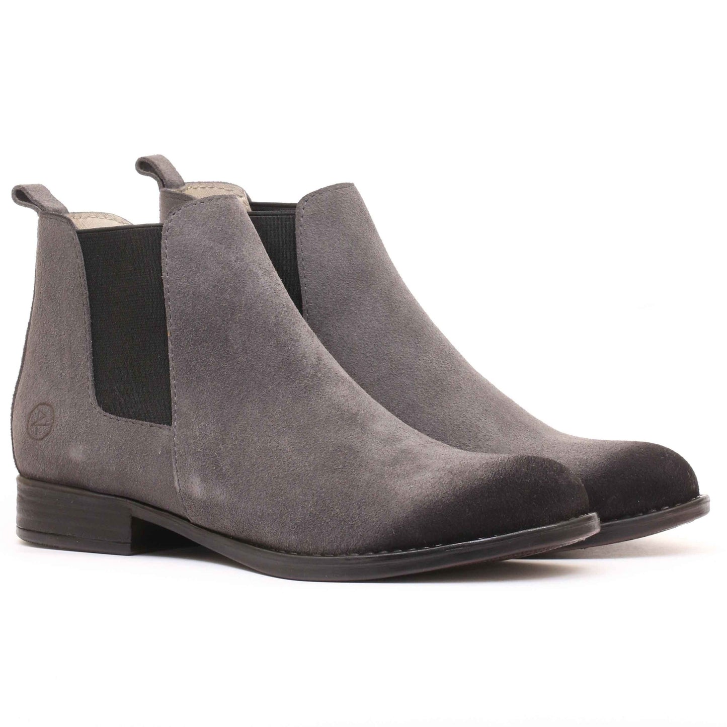 Chelsea boots en Daim Gris-6040F