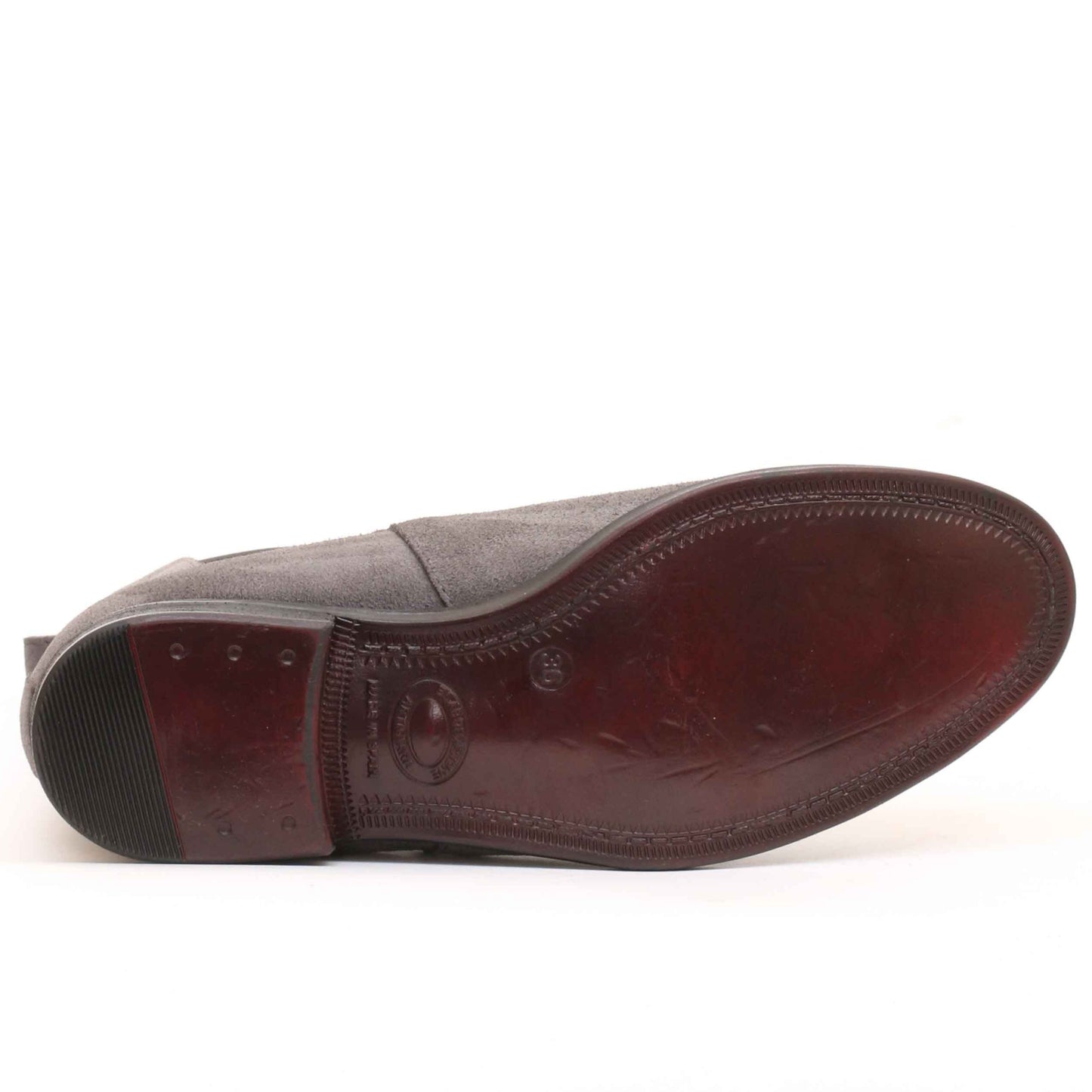 Chelsea boots en Daim Gris-6040F