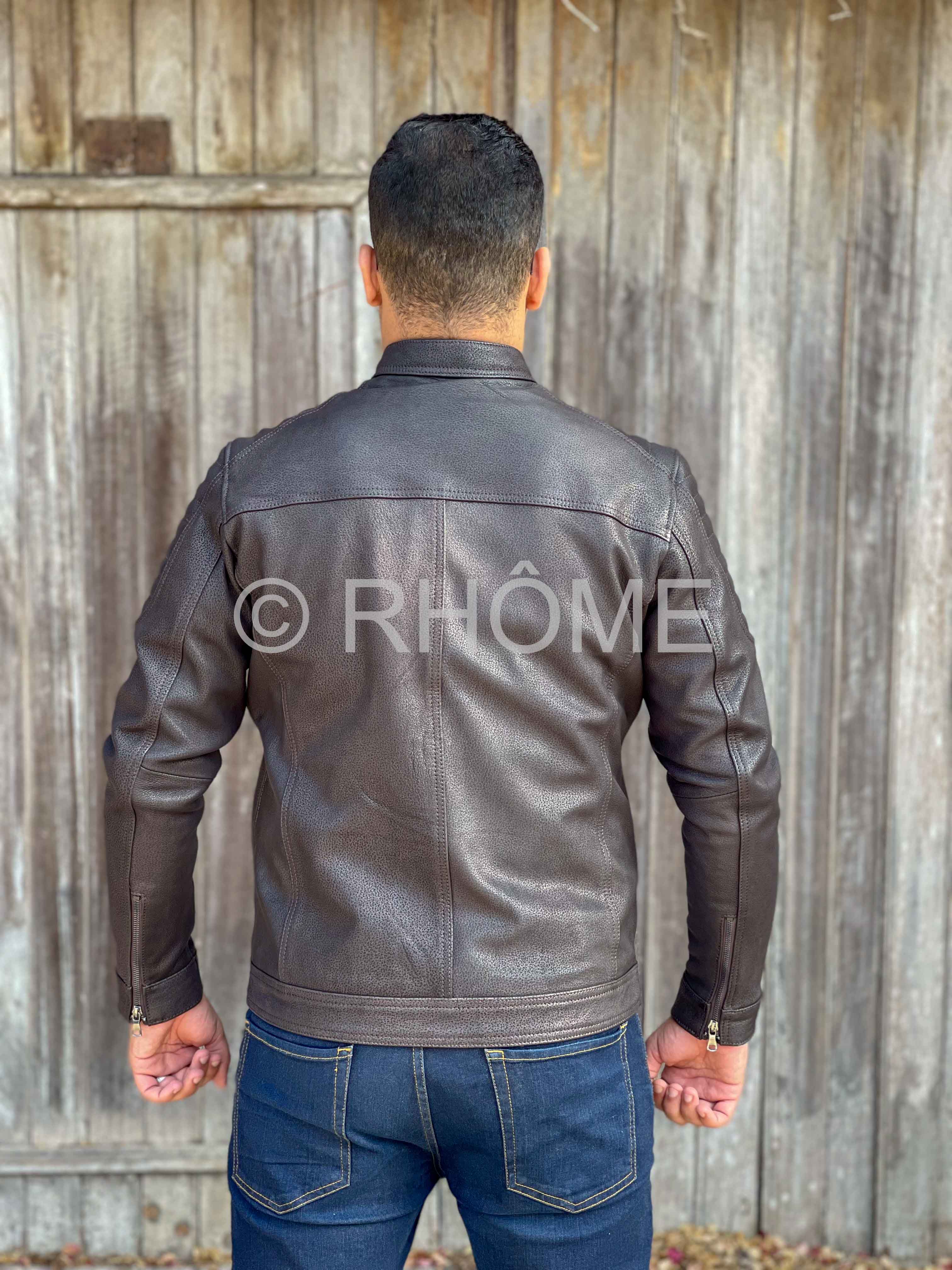 Blouson en cuir de chèvre 12700