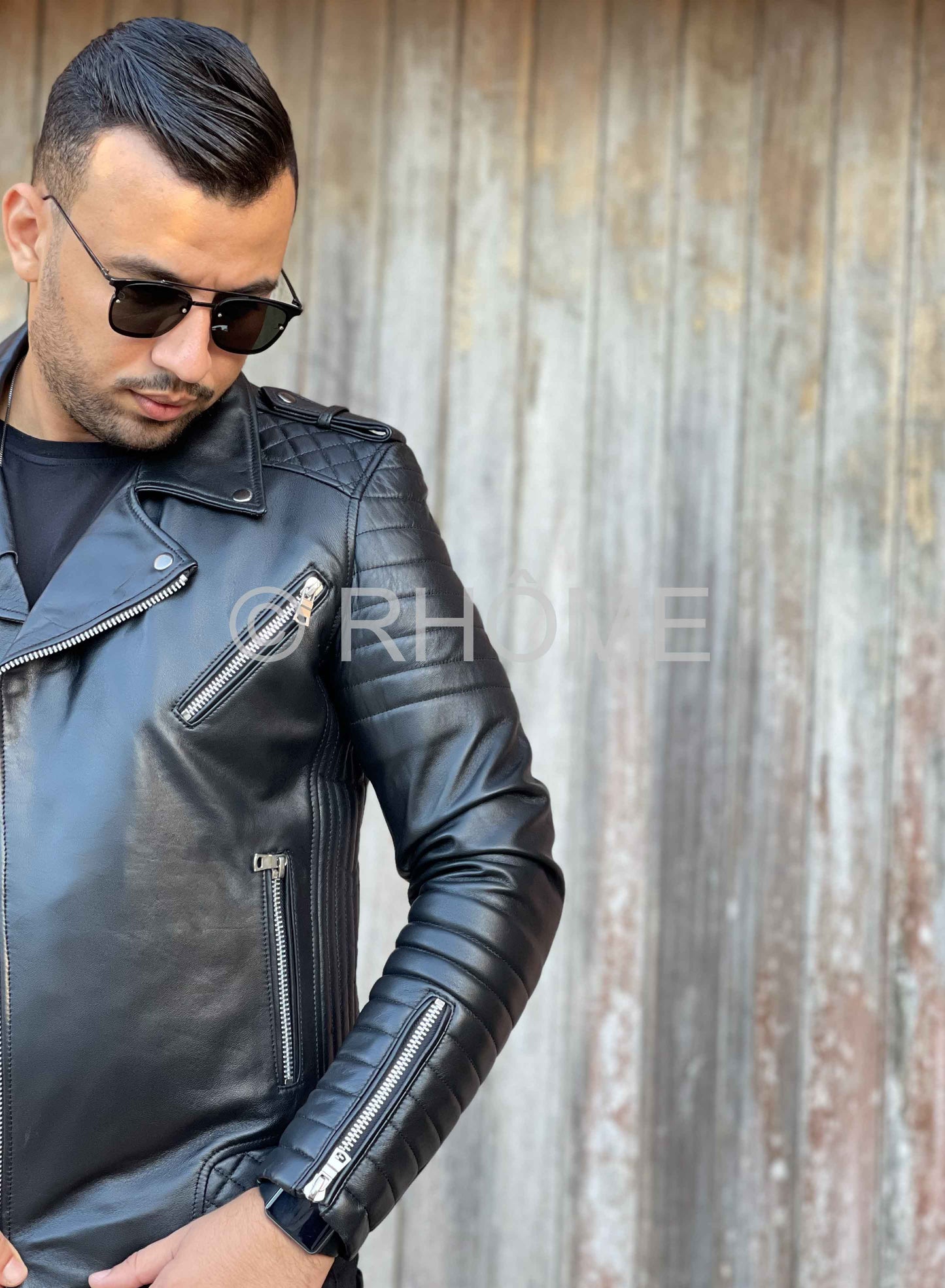 Perfecto en cuir noir 1299