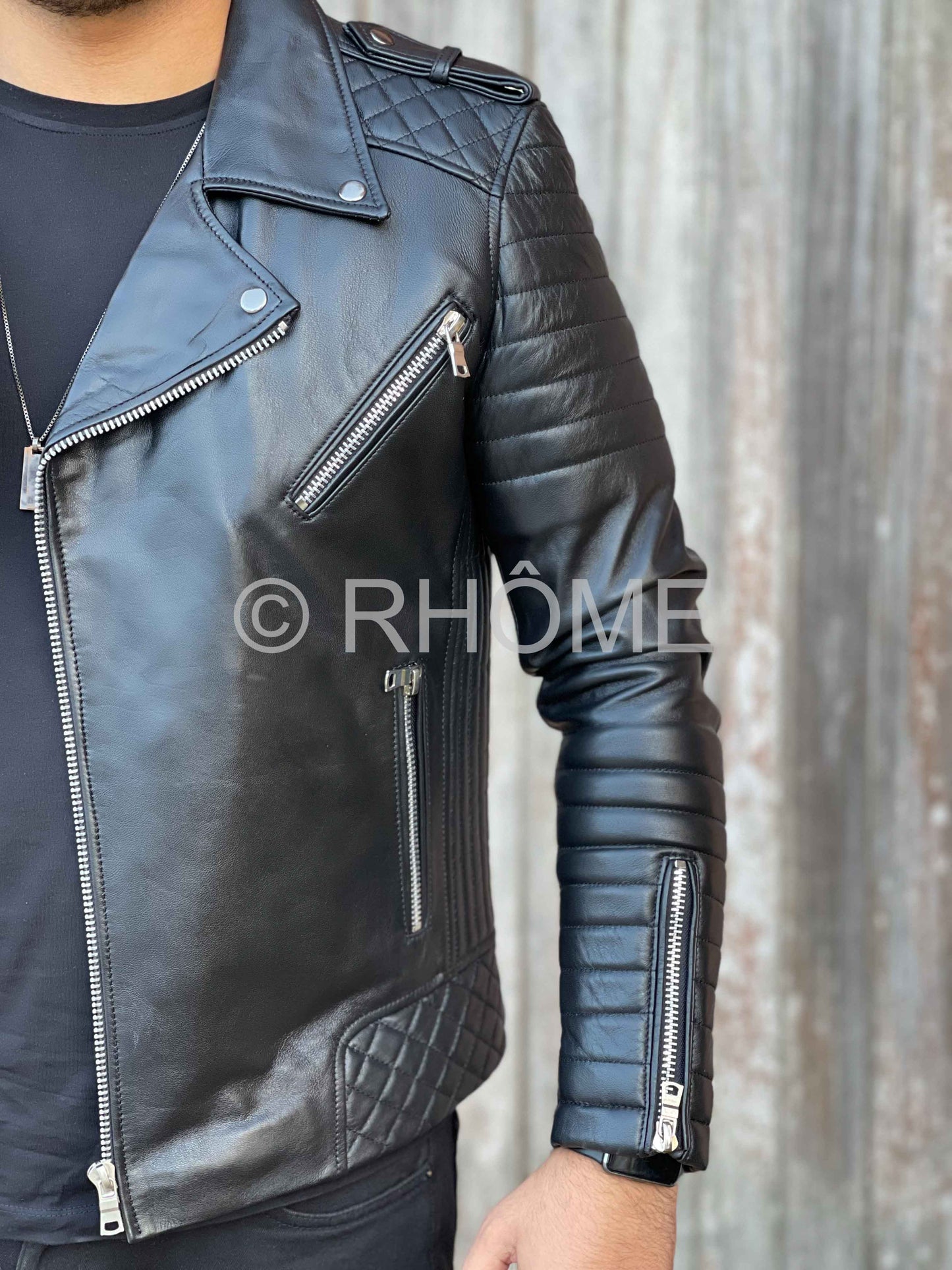 Perfecto en cuir noir 1299