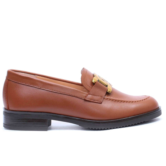 COLLEGE EN CUIR TABAC 1084