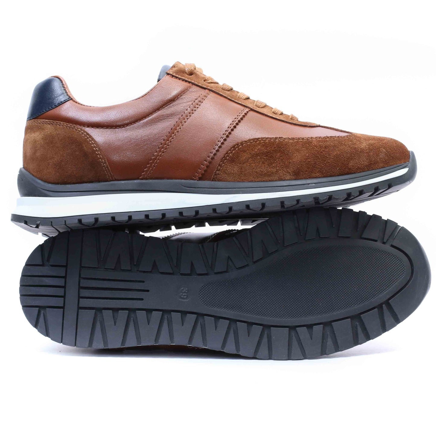 BASKET CUIR TABAC  311