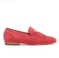 MOCASSINS EN DAIM  CORAIL  114