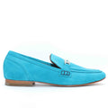 MOCASSINS EN DAIM CIEL 114