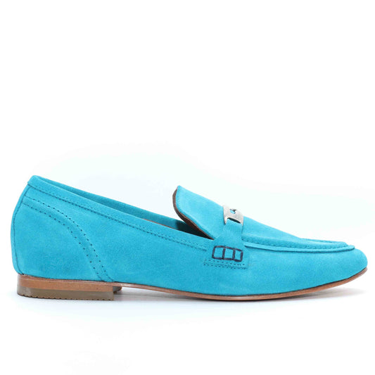 MOCASSINS EN DAIM CIEL 114