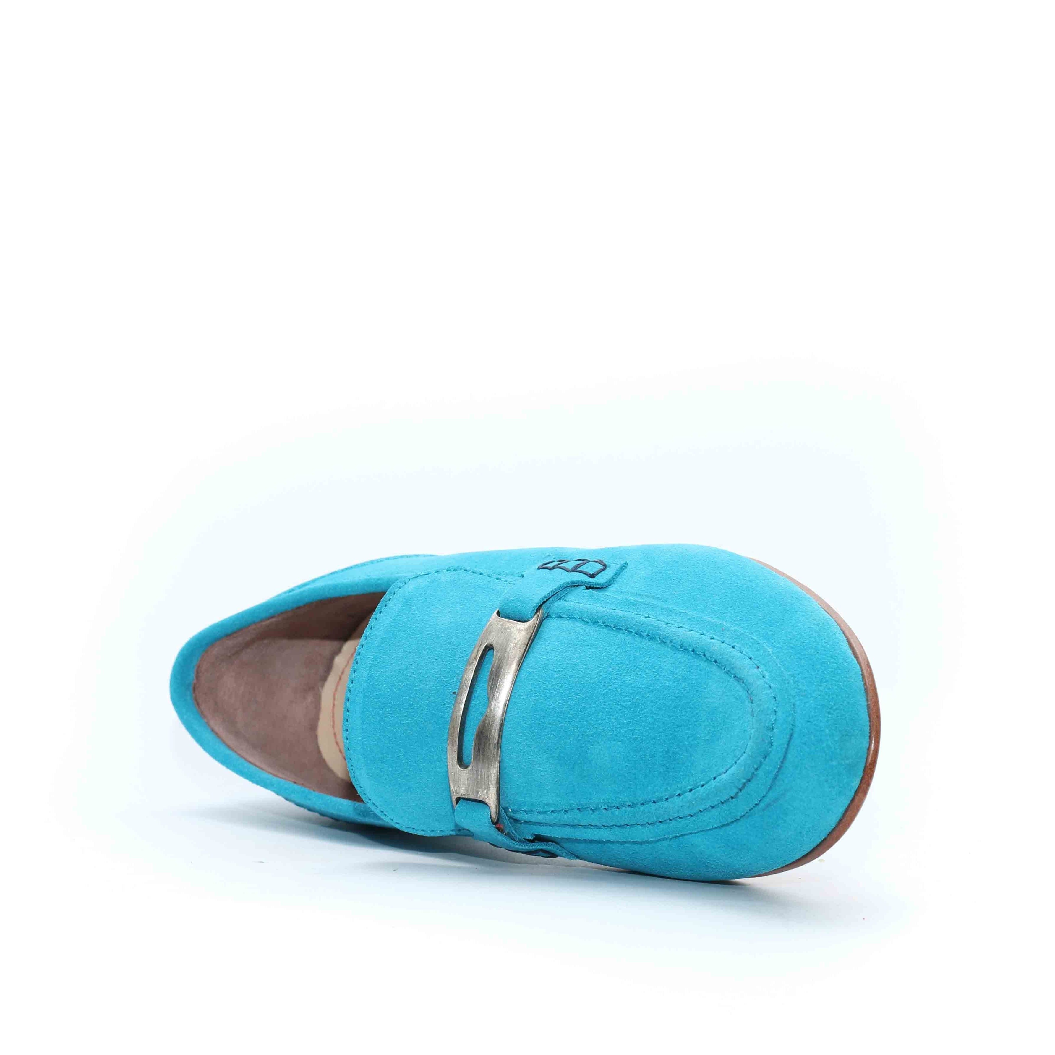 MOCASSINS EN DAIM CIEL 114