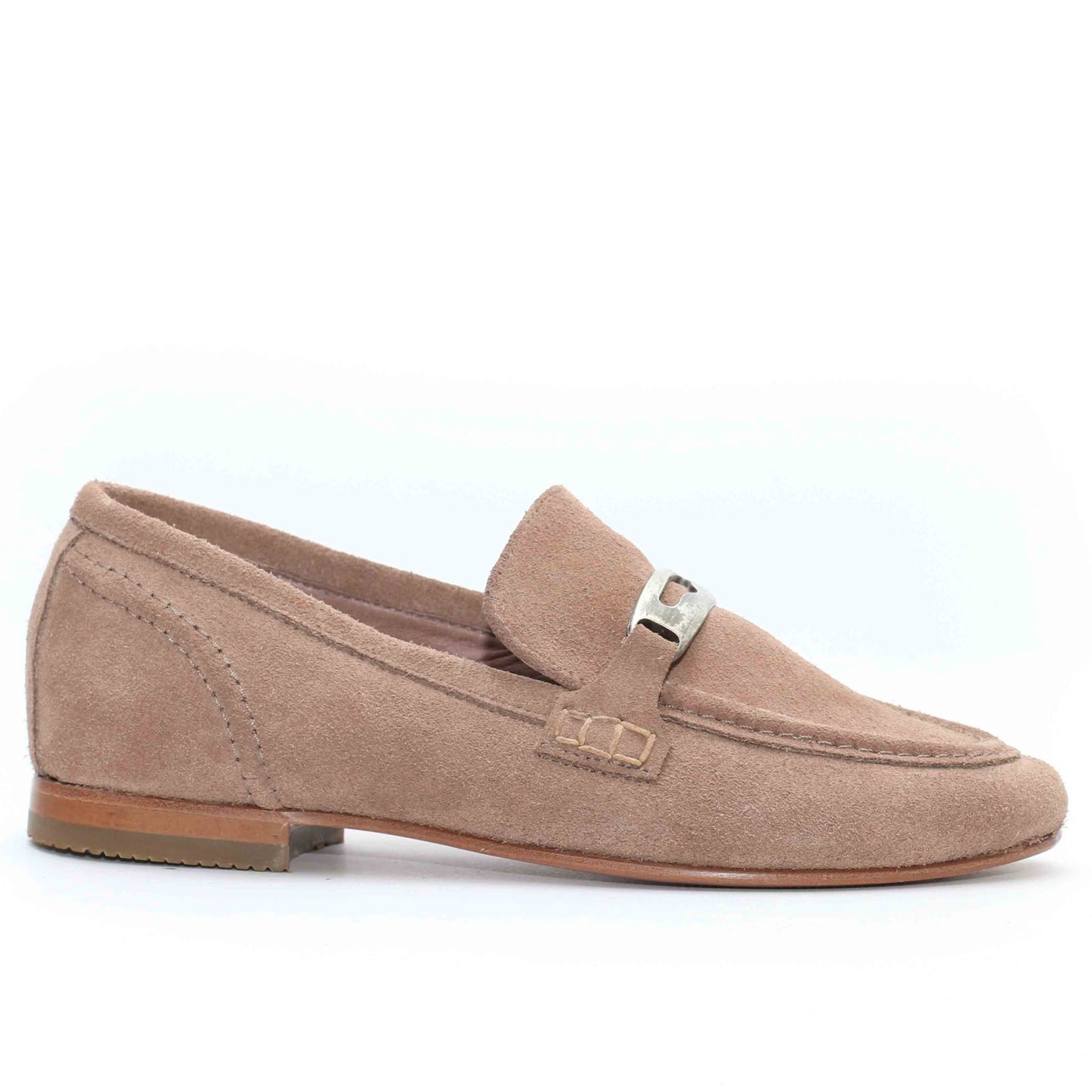 MOCASSINS EN DAIM BEIGE 114