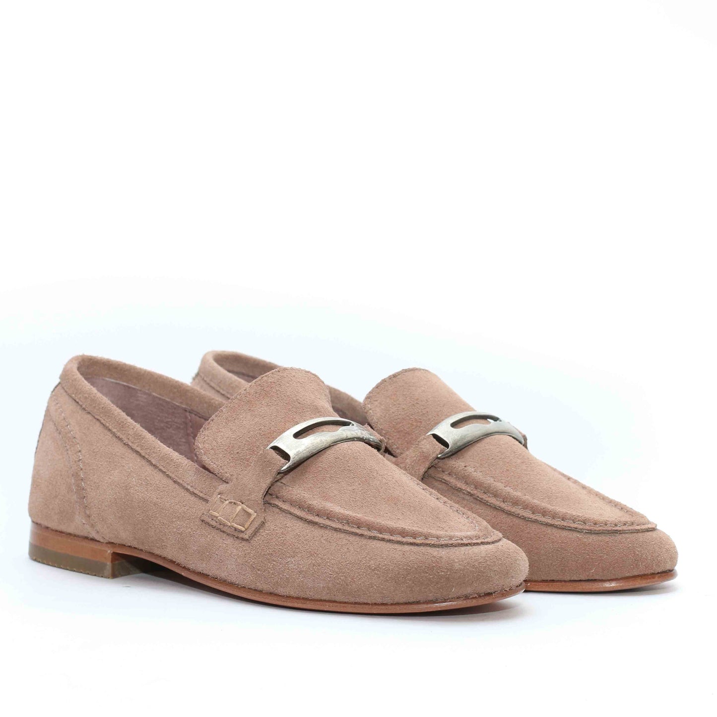 MOCASSINS EN DAIM BEIGE 114