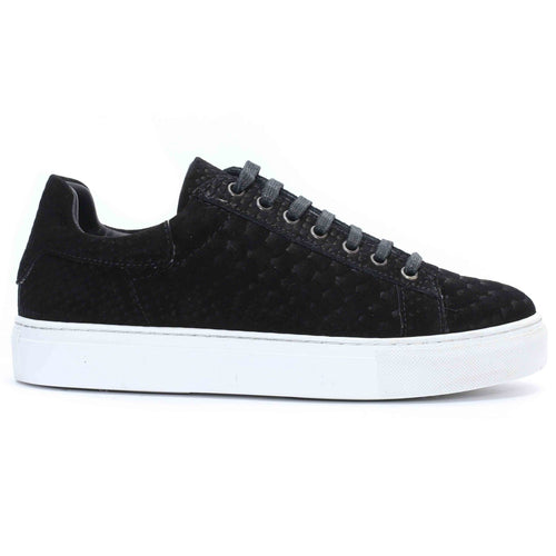 BASKETS EN DAIM NOIR 400