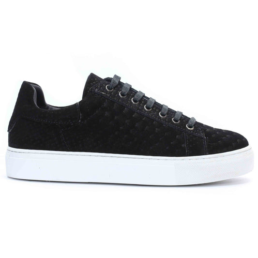 BASKETS EN DAIM NOIR 400
