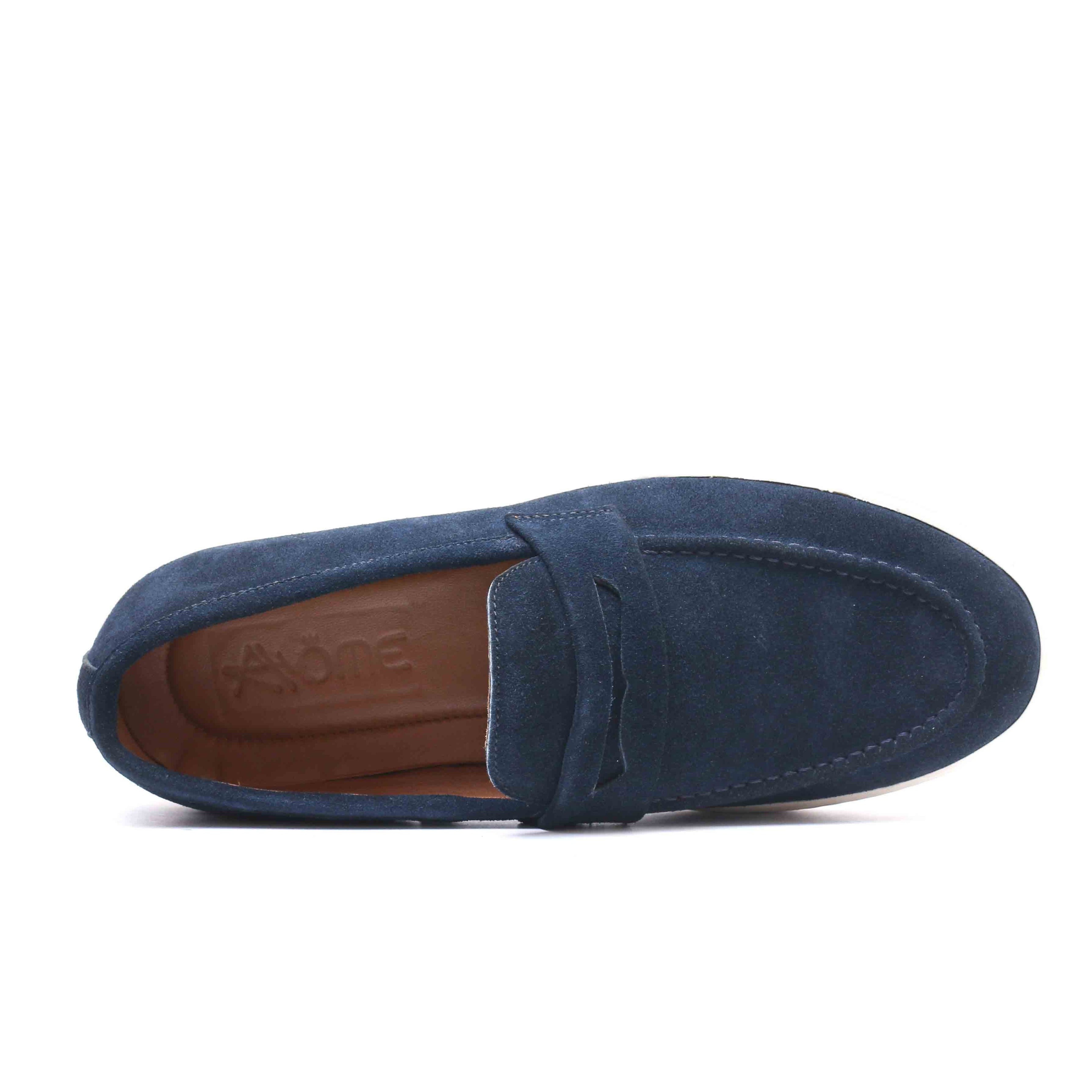Chaussure en Daim bleu marine  - 1101